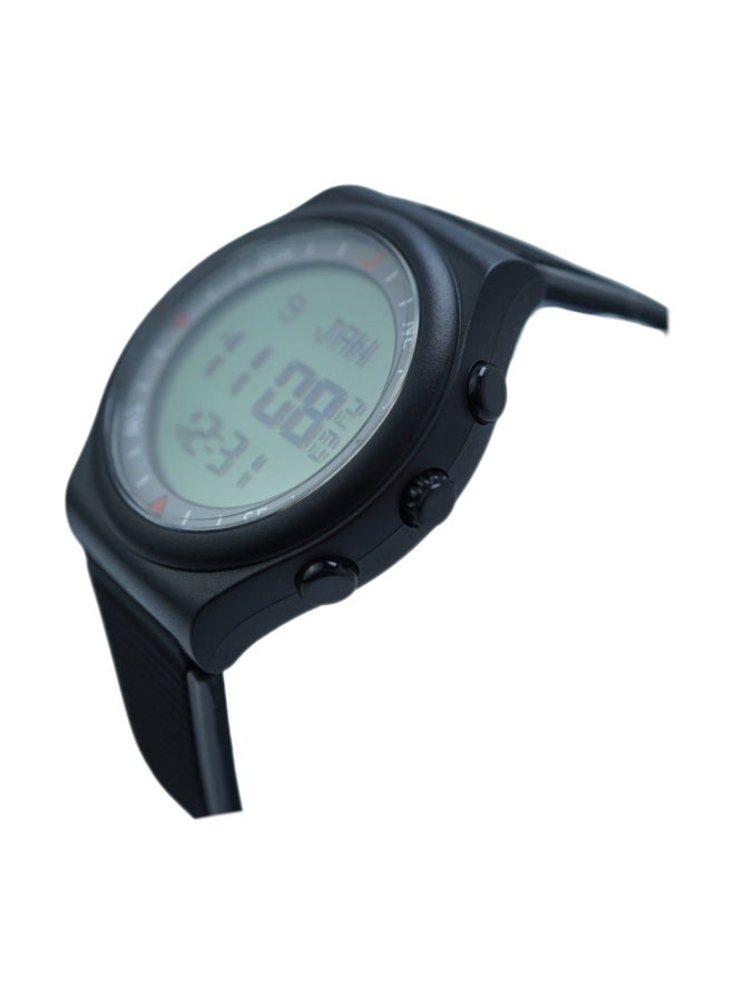 ساعة يد رقمية مقاومة للماء WY-16W رمادي - أسود - Image 4